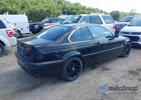 2001 BMW 330Ci из США, поврежденный, VIN WBABN53491JU36120